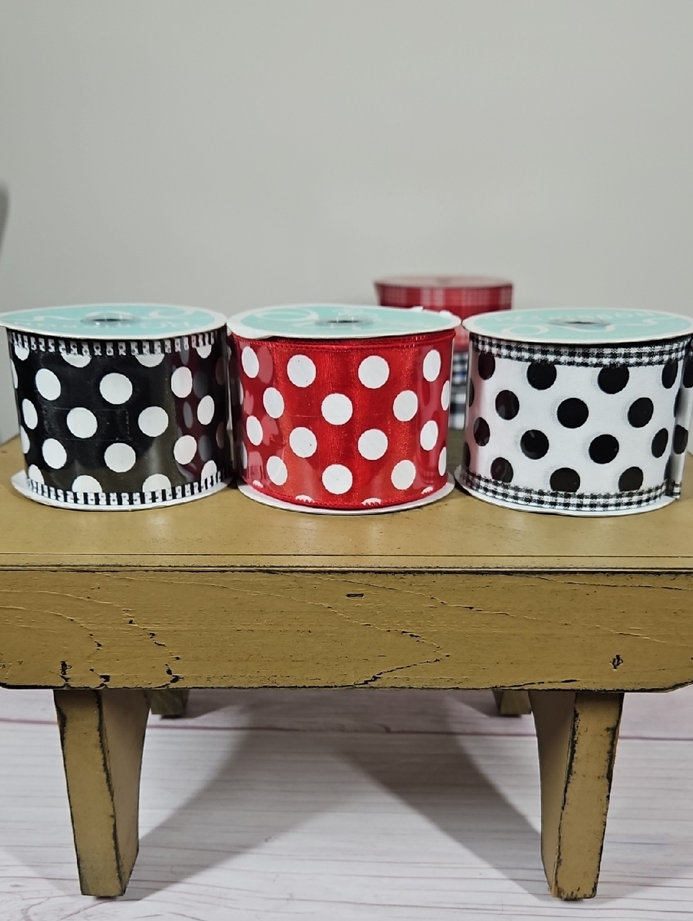 Polka Dot Wired Ribbon Bundle